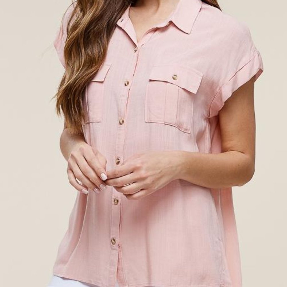 Button down safari shirt